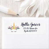 ユニコーン差出人住所ラベル ラベル (インサイチュ)