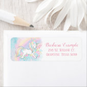 ユニコーン差出人住所ラベル ラベル (インサイチュ)