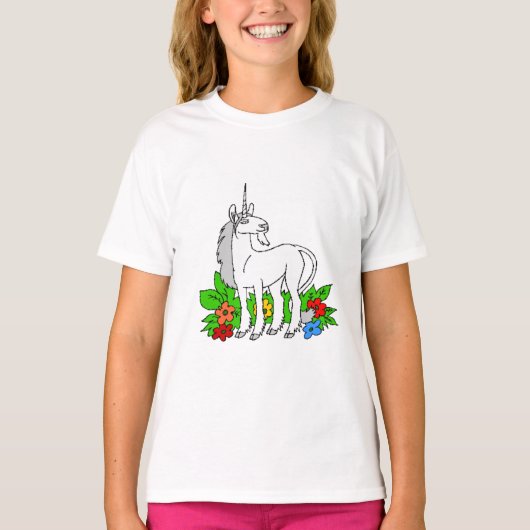 ユニコーン平和 Tシャツ (正面)