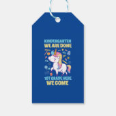 ユニコーン幼稚園卒業1年生 ギフトタグ (裏面)