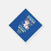 ユニコーン幼稚園卒業1年生 スタンダードカクテルナプキン (角)