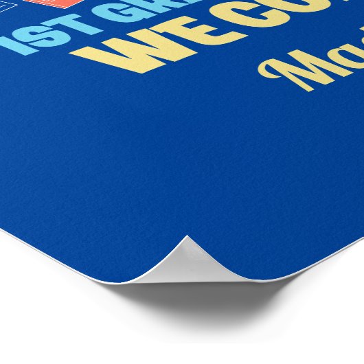 ユニコーン幼稚園卒業1年生 ポスター (角)