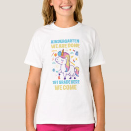 ユニコーン幼稚園卒業、1年生はここに Tシャツ