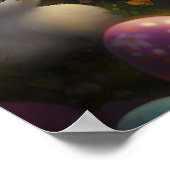 ユニコーン復活祭エッグファンタジーポスター ポスター (角)