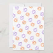 ユニコーン恐竜ジョイント誕生日 招待状 (裏面)