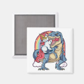 ユニコーン恐竜 マグネット (正面/裏面)