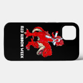 ユニコーン恐竜We衣服レッドFor Red Ribbon Week A Case-Mate iPhoneケース (裏面 (横))