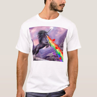 ユニコーン愛吐物の虹! Tシャツ