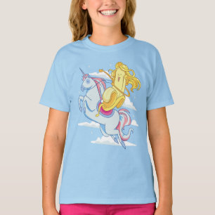 ユニコーン愛好家のためのバナナ乗馬ユニコーン Tシャツ