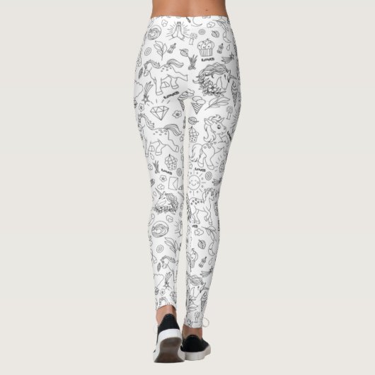 ユニコーン愛 レギンス (裏面)