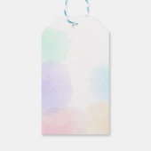 ユニコーン感謝していユーラベルユニコーン魔法誕生日 ギフトタグ (裏面)