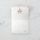 ユニコーン感謝カード サンキューカード (内部)