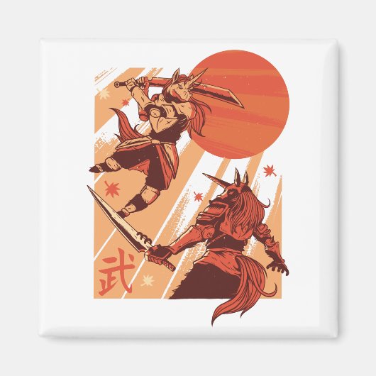 ユニコーン戦士 マグネット (正面)