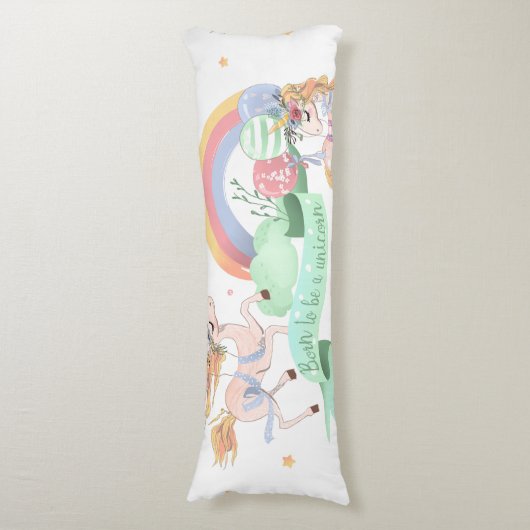 ユニコーン抱き枕 ボディピロー (正面縦)