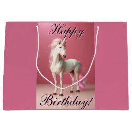 ユニコーン抱き枕 ラージペーパーバッグ