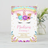 ユニコーン招待状, ユニコーン招待, ユニコーン誕生日 招待状 (スタンド正面)