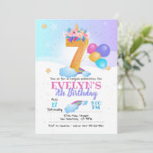 ユニコーン招待、ユニコーン7誕生日 招待状 (スタンド正面)