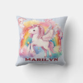 ユニコーン星と虹 クッション (裏面)