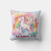 ユニコーン星と虹 クッション (正面)