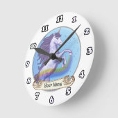 ユニコーン時計 ラウンド壁時計 (傾斜)
