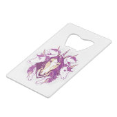 ユニコーン曼荼羅 クレジットカード栓抜き (正面アングル)