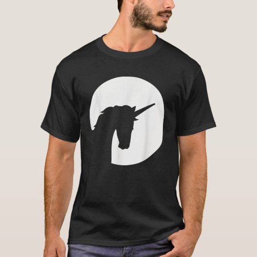 ユニコーン月 Tシャツ (正面)