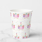 ユニコーン模様紙カップ 紙コップ (右)