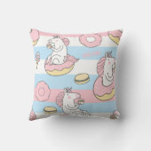 ユニコーン模様 クッション (裏面)