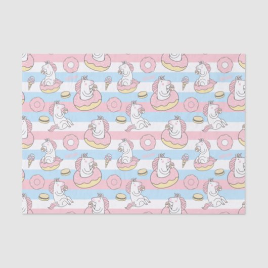 ユニコーン模様 薄葉紙 (正面)