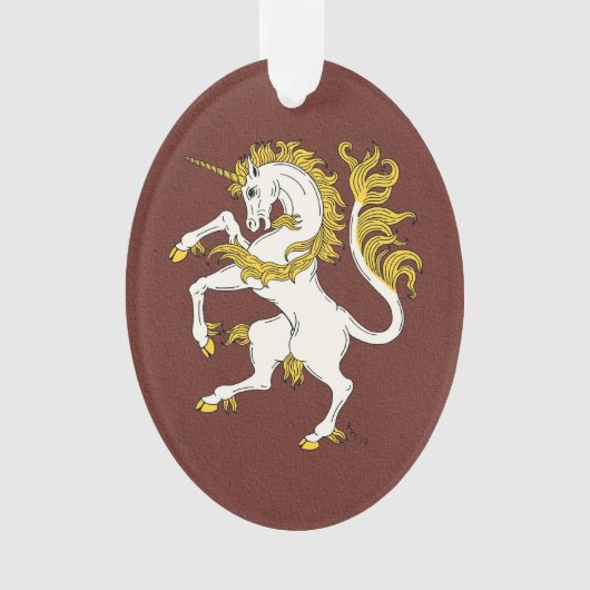 ユニコーン横行 オーナメント (正面)