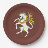 ユニコーン横行 ペーパープレート (正面)