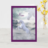 ユニコーン母の日 カード (黄色い花)