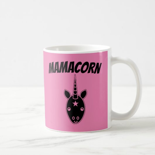 ユニコーン母ママコーンコーヒーマグカップ コーヒーマグカップ (右)