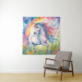 ユニコーン水彩 タペストリー (インサイチュ)