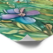 ユニコーン水彩 ポスター (角)