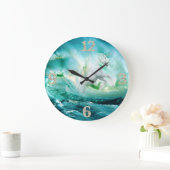 ユニコーン海波の壁時計 ラージ壁時計 (ホーム)