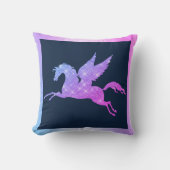 ユニコーン海軍ピンク両面クッション枕 クッション (正面)