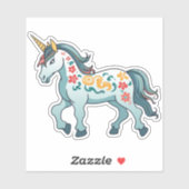 ユニコーン漫画スケッチ漫画， unicorn ，馬 シール (シート)