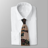 ユニコーン狩り中世アート – Unicorn Rests in Garde ネクタイ (タイ)