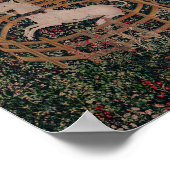 ユニコーン狩り中世アート – Unicorn Rests in Garde ポスター (角)