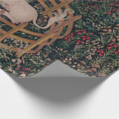 ユニコーン狩り中世アート – Unicorn Rests in Garde ラッピングペーパー (角)