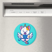 ユニコーン猫マグネット マグネット (インサイチュ (食洗機))