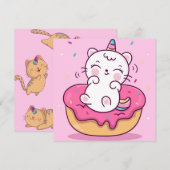 ユニコーン猫 シーズンカード (正面/裏面)