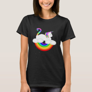 ユニコーン猫 Tシャツ