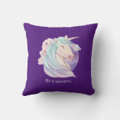 ユニコーン生まれの魔法のファンクラブ クッション (裏面)