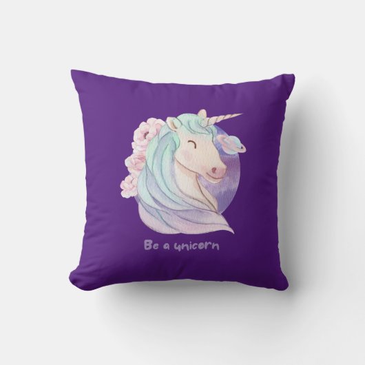 ユニコーン生まれの魔法のファンクラブ クッション (正面)