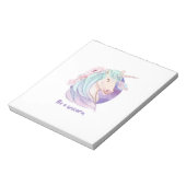 ユニコーン生まれの魔法のファンクラブ ノートパッド (回転)