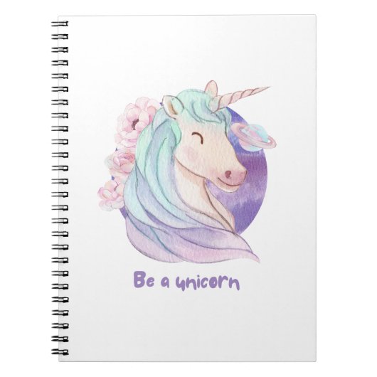 ユニコーン生まれの魔法のファンクラブ ノートブック (正面)