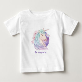 ユニコーン生まれの魔法のファンクラブ ベビーTシャツ