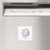 ユニコーン生まれの魔法のファンクラブ マグネット (インサイチュ (食洗機))